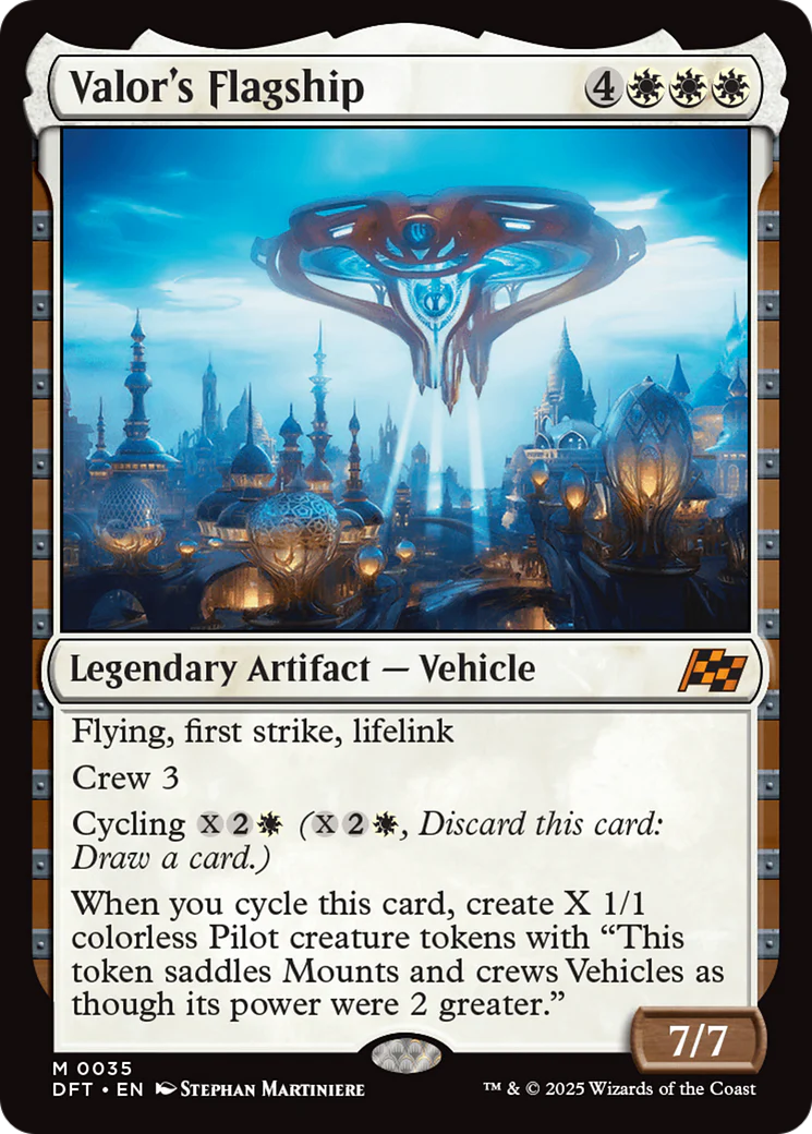 Valor's Flagship [Aetherdrift] Foil