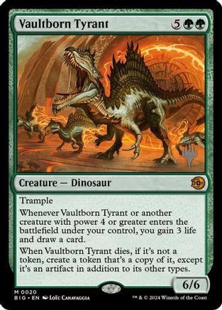 Vaultborn Tyrant  [Promo Pack: Lorwyn Eclipsed] Foil