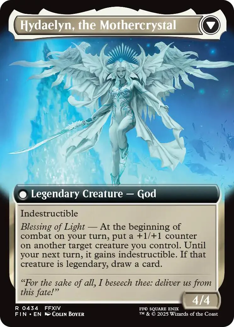 Venat, Heart of Hydaelyn // Hydaelyn, the Mothercrystal (Extended Art) [FINAL FANTASY] Foil - Image 2