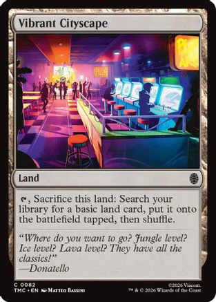 Vibrant Cityscape  [Commander: Teenage Mutant Ninja Turtles] Foil