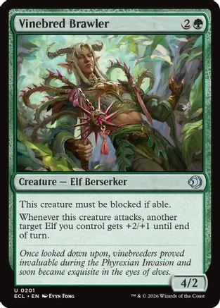Vinebred Brawler  [Lorwyn Eclipsed] Foil