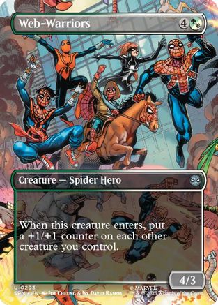 Web-Warriors (Borderless)  [Marvel's Spider-Man] Foil