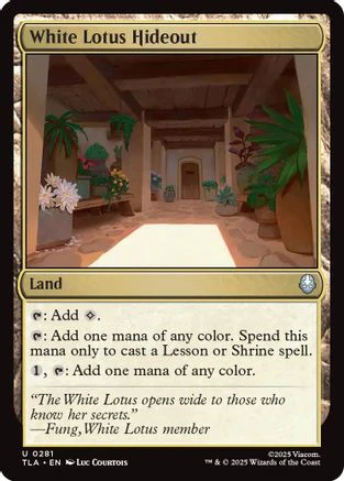 White Lotus Hideout  [Avatar: The Last Airbender]