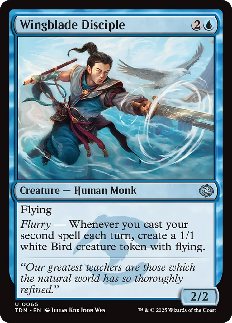Wingblade Disciple [Tarkir: Dragonstorm] Foil