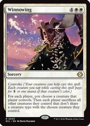 Winnowing  [Promo Pack: Lorwyn Eclipsed] Foil