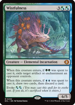Wistfulness  [Promo Pack: Lorwyn Eclipsed] Foil