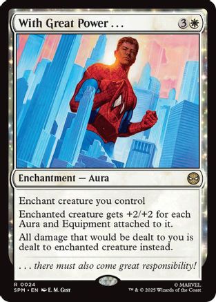 With Great Power...  [Marvel's Spider-Man] Foil