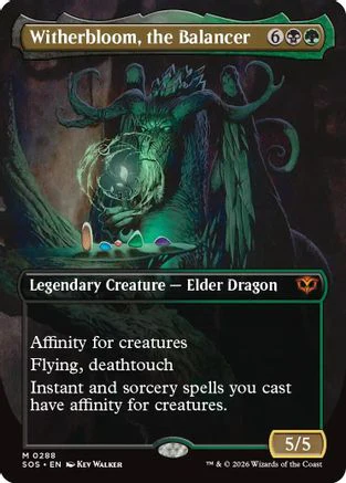 Witherbloom, the Balancer (Borderless)  [Secrets of Strixhaven] Foil