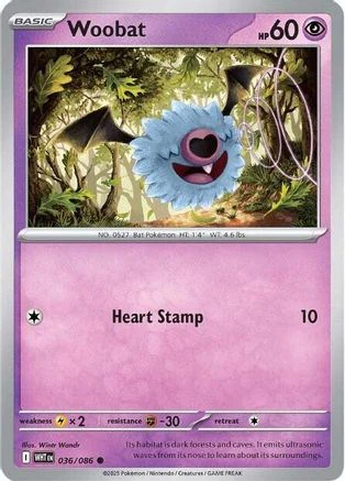 Woobat (033/086) [Scarlet & Violet: White Flare]