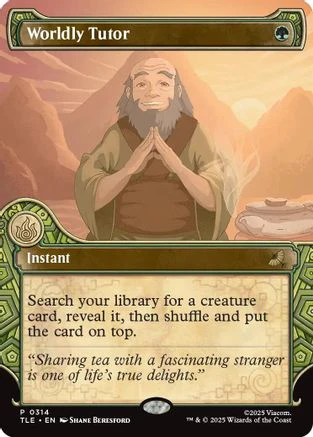 Worldly Tutor (Showcase)  [Avatar: The Last Airbender: Eternal-Legal]