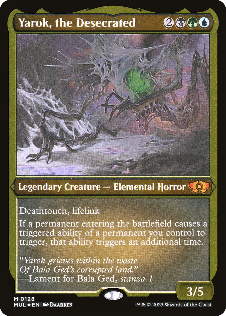 Yarok, the Desecrated  [Multiverse Legends] Etched Foil