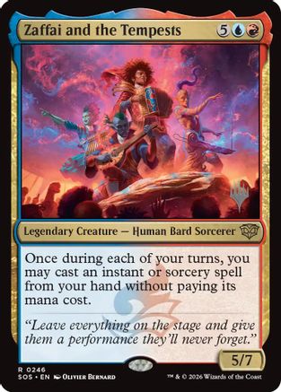 Zaffai and the Tempests  [Promo Pack: Secrets of Strixhaven]