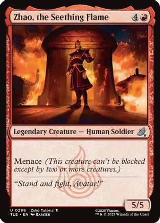 Zhao, the Seething Flame (0286)  [Avatar: The Last Airbender: Eternal-Legal]