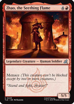 Zhao, the Seething Flame  [Avatar: The Last Airbender: Eternal-Legal] Foil