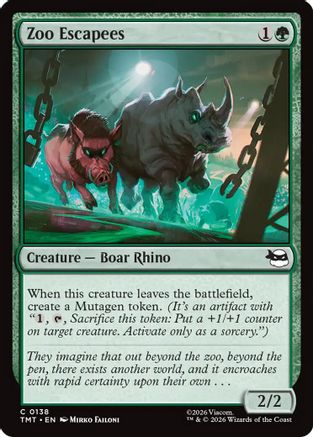 Zoo Escapees  [Teenage Mutant Ninja Turtles] Foil