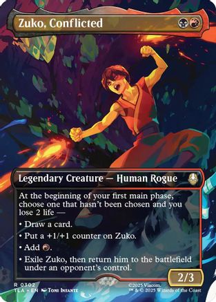 Zuko, Conflicted (Borderless)  [Avatar: The Last Airbender] Foil